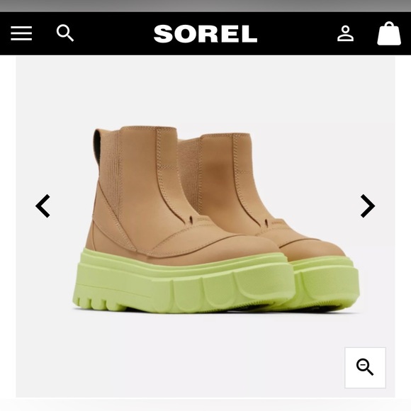 Sorel Caribou X Women’s Chelsea Waterproof Boot ✨ Canoe / Tippet Size 8.5 - Picture 4 of 16